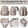 image:imageBaggallini Tribeca Expandable Laptop Backpack  15x11 Lightweight RFID Computer Bag for Work amp Travel with Luggage SleeveSterling Shimmer