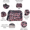 image:imageBaggallini Triple Zip with Front WalletTrifecta RFID Wallet CrossbodyAutumn Peony
