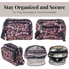 image:imageBaggallini Triple Zip with Front WalletTrifecta RFID Wallet CrossbodyAutumn Peony