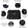 image:imageBaggallini Triple Zip with Front WalletTrifecta RFID Wallet CrossbodyBlack