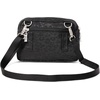 image:imageBaggallini Triple Zip with Front WalletTrifecta RFID Wallet CrossbodyBlack Cheetah Emboss