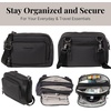image:imageBaggallini Triple Zip with Front WalletTrifecta RFID Wallet CrossbodyBlack Puff