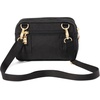 image:imageBaggallini Triple Zip with Front WalletTrifecta RFID Wallet CrossbodyBlack W Gold Hardware