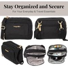 image:imageBaggallini Triple Zip with Front WalletTrifecta RFID Wallet CrossbodyBlack W Gold Hardware
