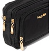 image:imageBaggallini Triple Zip with Front WalletTrifecta RFID Wallet CrossbodyBlack W Gold Hardware