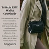 image:imageBaggallini Triple Zip with Front WalletTrifecta RFID Wallet CrossbodyButter Yellow