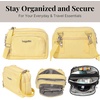 image:imageBaggallini Triple Zip with Front WalletTrifecta RFID Wallet CrossbodyButter Yellow