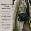 image:imageBaggallini Triple Zip with Front WalletTrifecta RFID Wallet CrossbodyDark Umber Heritage
