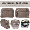 image:imageBaggallini Triple Zip with Front WalletTrifecta RFID Wallet CrossbodyDark Umber Heritage