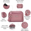 image:imageBaggallini Triple Zip with Front WalletTrifecta RFID Wallet CrossbodyDusty Mauve
