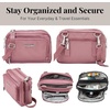 image:imageBaggallini Triple Zip with Front WalletTrifecta RFID Wallet CrossbodyDusty Mauve