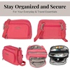 image:imageBaggallini Triple Zip with Front WalletTrifecta RFID Wallet CrossbodyFlamingo
