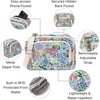 image:imageBaggallini Triple Zip with Front WalletTrifecta RFID Wallet CrossbodyMeadow Print