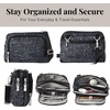 image:imageBaggallini Triple Zip with Front WalletTrifecta RFID Wallet CrossbodyMidnight Blossom