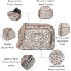 image:imageBaggallini Triple Zip with Front WalletTrifecta RFID Wallet CrossbodyMocha Cheetah Print