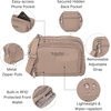 image:imageBaggallini Triple Zip with Front WalletTrifecta RFID Wallet CrossbodyMoonrock