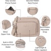image:imageBaggallini Triple Zip with Front WalletTrifecta RFID Wallet CrossbodyMoonrock Puff
