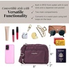 image:imageBaggallini Triple Zip with Front WalletTrifecta RFID Wallet CrossbodyPlum Heritage