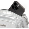 image:imageBaggallini Triple Zip with Front WalletTrifecta RFID Wallet CrossbodySilver Metallic
