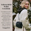 image:imageBaggallini Triple Zip with Front WalletTrifecta RFID Wallet CrossbodySterling Shimmer