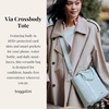 image:imageBaggallini Via Crossbody ToteFrench Navy