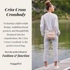 image:imageBaggallini Women Criss Cross Crossbody BagBlack Python Emboss