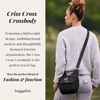 image:imageBaggallini Women Criss Cross Crossbody BagBlack With Sand Lining