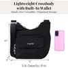 image:imageBaggallini Women Criss Cross Crossbody BagBlack With Sand Lining