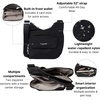 image:imageBaggallini Women Criss Cross Crossbody BagBlack With Sand Lining