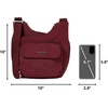 image:imageBaggallini Women Criss Cross Crossbody BagDark Cherry