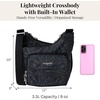 image:imageBaggallini Women Criss Cross Crossbody BagMidnight Blossom