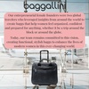 image:imageBaggallini Womens 2 Wheel ToteMidnight Blossom Print