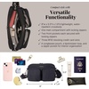 image:imageBaggallini Womens Baggallini Securtex Antitheft Treasure Crossbody 9x55 Lightweight Travel Purse With Rfid Card Slots Locking Zippers