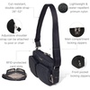 image:imageBaggallini Womens Baggallini Securtex Antitheft Treasure Crossbody 9x55 Lightweight Travel Purse With Rfid Card Slots Locking Zippers