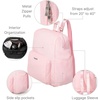 image:imageBaggallini Womens Carryall Packable Backpack BlackBagg Pink