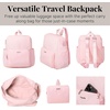image:imageBaggallini Womens Carryall Packable Backpack BlackBagg Pink