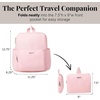 image:imageBaggallini Womens Carryall Packable Backpack BlackBagg Pink