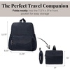 image:imageBaggallini Womens Carryall Packable Backpack BlackFrench Navy
