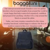 image:imageBaggallini Womens Carryall Packable Backpack BlackFrench Navy