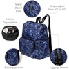 image:imageBaggallini Womens Carryall Packable Backpack BlackIndigo Petal