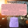 image:imageBaggallini Womens Carryall Packable Backpack BlackLavender Surf