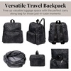 image:imageBaggallini Womens Carryall Packable Backpack BlackMidnight Blossom
