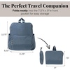 image:imageBaggallini Womens Carryall Packable Backpack BlackMist