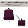 image:imageBaggallini Womens Carryall Packable Backpack BlackMulberry