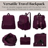 image:imageBaggallini Womens Carryall Packable Backpack BlackMulberry