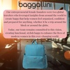 image:imageBaggallini Womens Carryall Packable Backpack BlackSeaside Blue