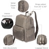 image:imageBaggallini Womens Carryall Packable Backpack BlackSterling Shimmer