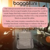 image:imageBaggallini Womens Carryall Packable Backpack BlackSterling Shimmer
