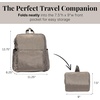 image:imageBaggallini Womens Carryall Packable Backpack BlackSterling Shimmer