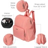 image:imageBaggallini Womens Carryall Packable Backpack BlackTerracotta